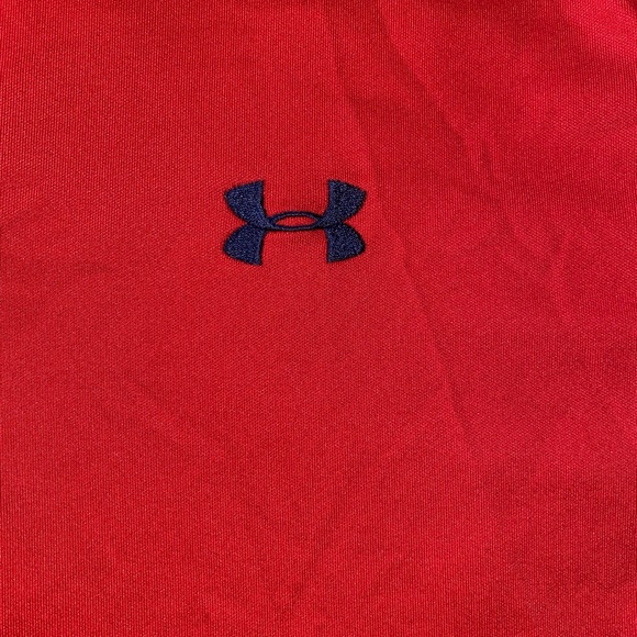 Under Armour red polo shirt. Size large - Picture 4 of 6